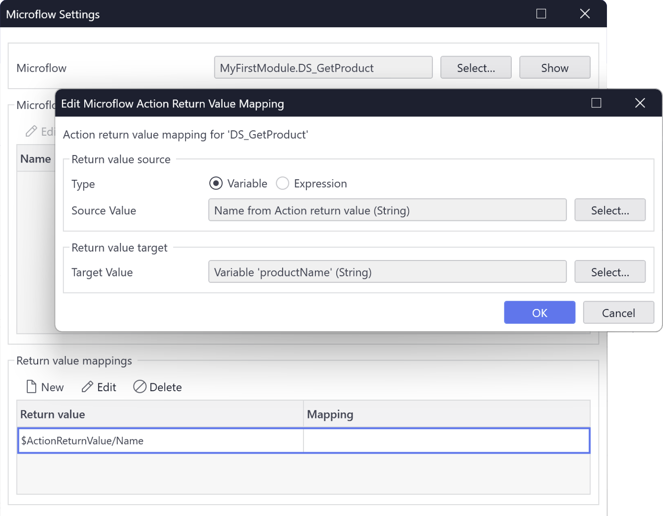edit-microflow-action-return-value-mapping