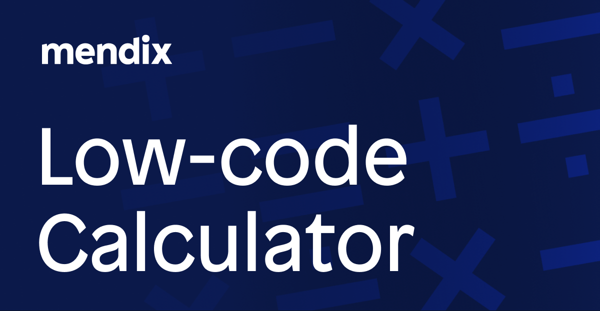Low-code Calculator